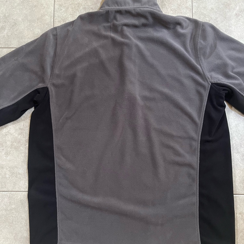 Alpine design outdoor adventure gear men XL grey black 1/4 Zip fleece sweater - Picture 6 of 6